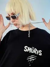 ロゴ入りアクリルペンダントネックレス【ヒップホップスタイル・ユニセックス】