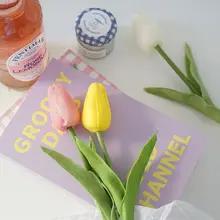 高級チューリップ造花【インテリア装飾・ピクニック用・デスクトップアレンジ】