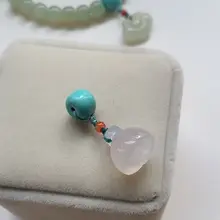 高品質の緑松隔珠ペンダント【DIY用・手作りブレスレット・お洒落アクセサリー】