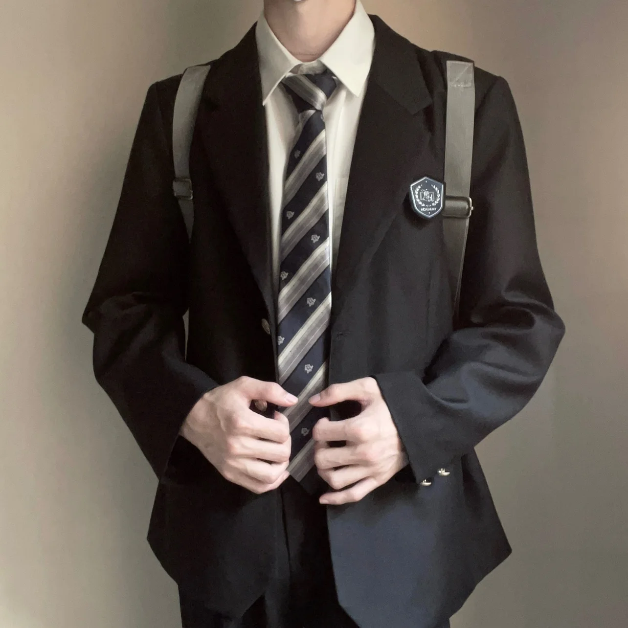 DK制服外套【日系カジュアル・三粒ボタン・男性用】
