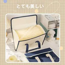 デリ 計画書用 A4カンガルーバッグ【キャンバス製・多層設計・大容量・手提げタイプ】