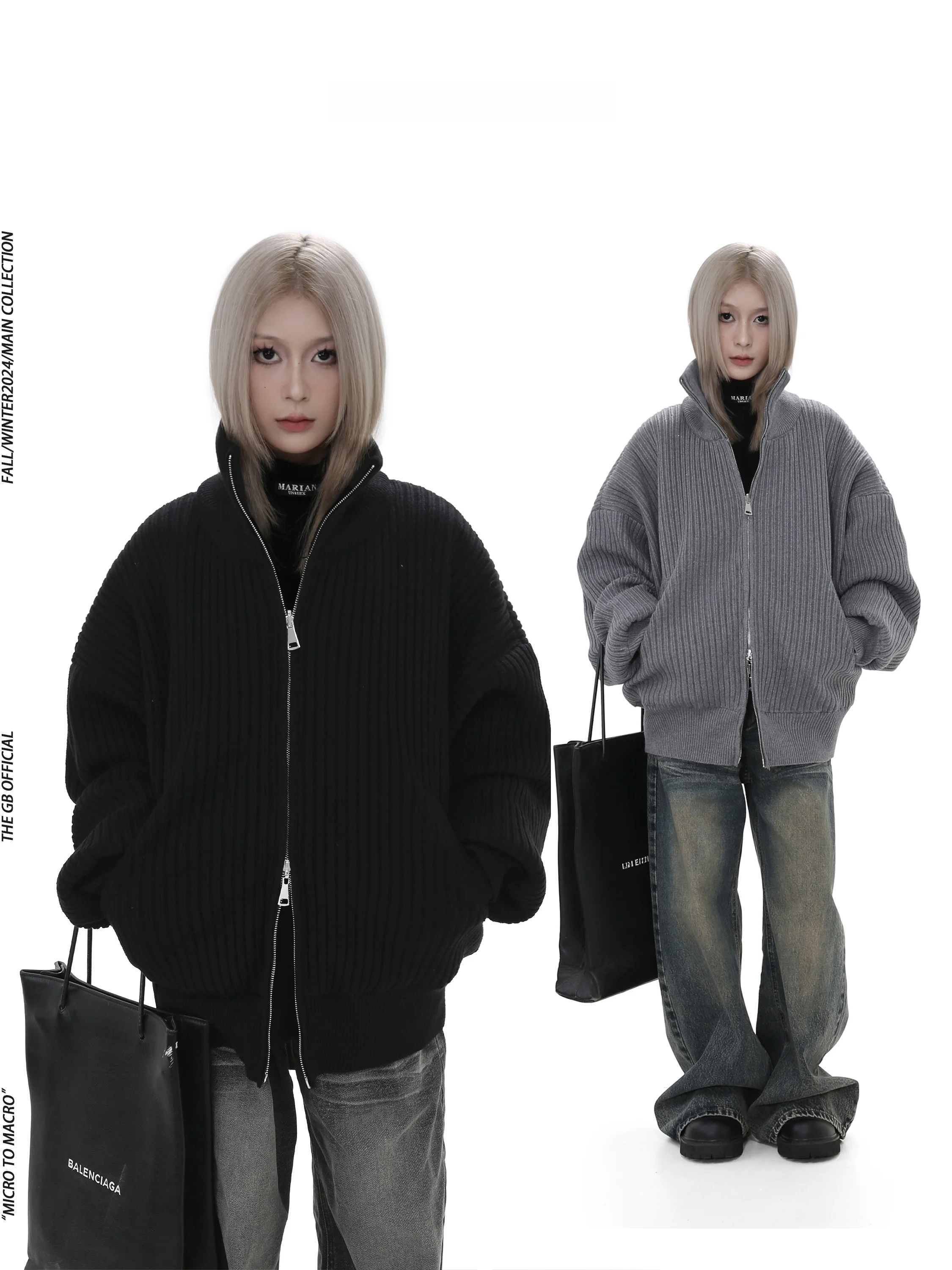白鹅绒ダブルフェイスニットダウンジャケット：厚手で日常使いに最適な冬の外穿アイテム