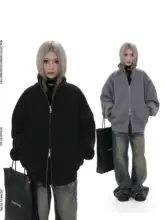 白鹅绒 ダブルフェイスニットダウンジャケット【冬用・メンズ・厚手】