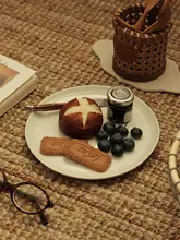 シンプルなデザイン！白いプレート【陶器製・ステーキ・朝食・デザート・洋食用】