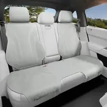 通年使用可能な薄型カーシートマット【通気性・後部座席用・ハーフカバータイプ】