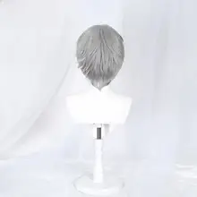 コスプレ用シルバーショートウィッグ【男子キャラクター用】