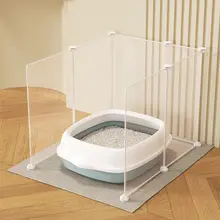 猫用トイレ防水スペーサー【高いプラスチック製・キッチン・BBQ用・U字型】