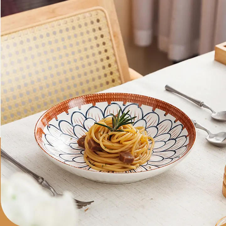プレート ディナープレート スープ皿 和風 おしゃれ 家庭用 食器 洋食「JOJO'S L. PD.collar.」