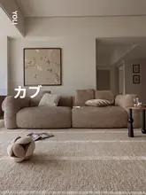 輸入手編みウールカーペット【イタリアンミニマリスト・リバーシブルデザイン】