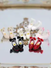 日常用デザインの高ヒールシューズ【リボン付き・バレリーナスタイル】