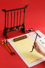 マリ 毛筆セット【書道初心者向け・筆・墨・和式用紙含む】