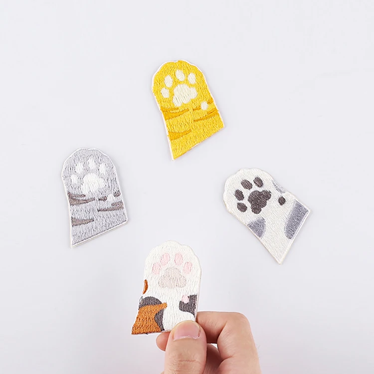 可愛い猫の爪刺繍シール：DIY手芸で使える動物パターンの実用性と使い方