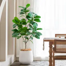 フェイクグリーン 観葉植物 床置き フロア リアル インテリア リビング 高級感 ゴムの木