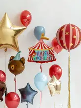 キャラクター風船 サーテーマ 自立 キッズ 男の子 女の子 大人 誕生日パーティー デコレーション 撮影用小道具 空間演出