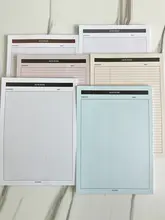 ノート メモ帳 B5 チェック柄 厚手 ミシン目付き インスタ映え 学生用 学習用 「iplaybox」