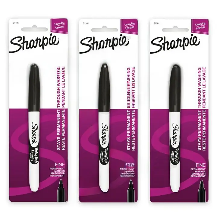 水洗い可能なサインペン【防水・Tシャツ・学校制服・スポーツユニフォーム用】