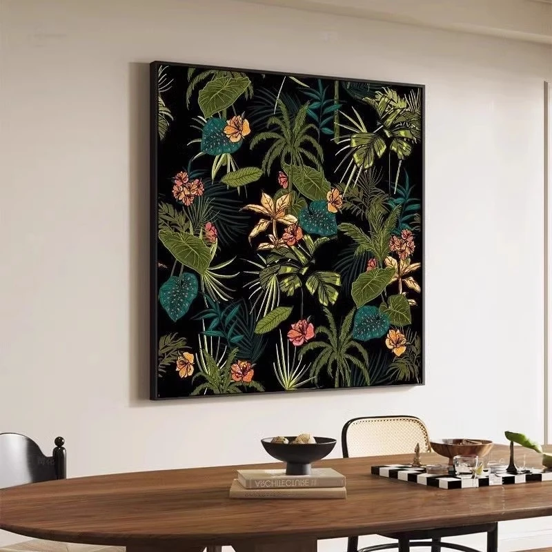 韓国インテリアを再現｜カフェ風部屋の作り方　壁に映える花アートの選び方とレイアウト術