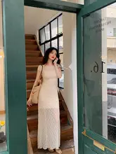 エレガントなレース付きノースリーブドレスとキャミソールセット【フレンチスタイル・夏用・牛乳シルク】