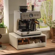 コーヒーメーカー用収納ラック【デスクトップ用・家庭用・コーヒーカップ収納】