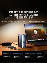 Thunderbolt対応 タイプC拡張ドック【8K出力・多画面対応・USBハブ機能】