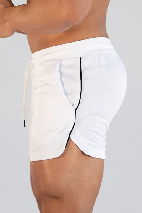 メンズ 夏用ランニングショートパンツ【通気性メッシュ・3分丈】