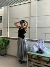 バルーンパンツ【フィット・ウエストゴム・シンプルデザイン】（セットアップ対応）