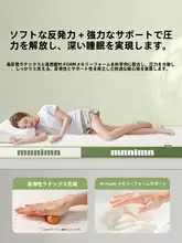 乳ゴム製 メモリーフォームマットレス【柔らかさ重視・寝室用・シングル向け】