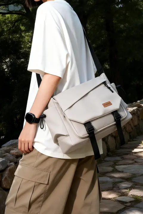 男女兼用 斜め掛けバッグ【大容量・通勤・カジュアル】