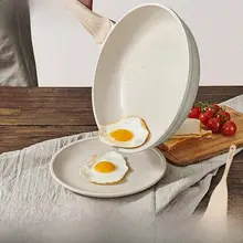 麦飯石のフライパン【ノンスティック・家庭用・ステーキ焼き用・IH・ガス対応】
