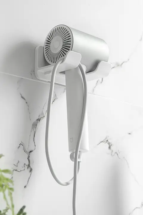 穴あけ不要 ヘアドライヤー収納ハンガー【浴室・壁掛け・家庭用】