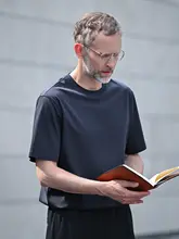 極上の柔らかさのモダールコットンシルク丸首半袖Tシャツ【ホワイト・メンズ・クルーネック】