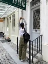 デザイン性のある水玉模様のリュックサック【女性用・軽量・旅行用・カジュアル】