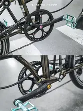自転車用折りたたみドライブトレイン【シングル・ダブルプレスボルト対応・高耐久仕様】