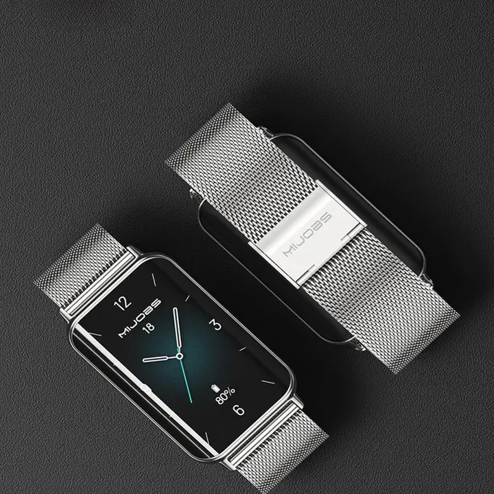 HONOR Band 9用シリコン製スポーツバンド【編み込みデザイン・男女兼用・通気性・冬用】