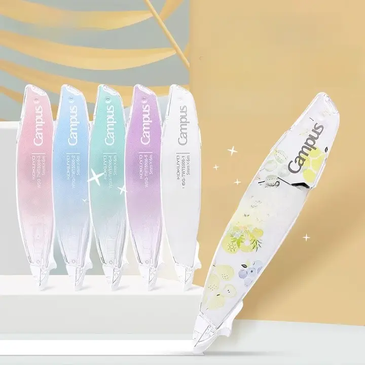 コクヨ 修正テープ 大容量ペンタイプ替芯式【原紙・色付き】