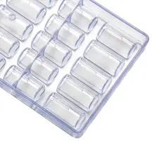 チョコレート型・DIY用円柱形アイスキューブトレイ【硬質プラスチック製】