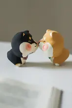 手作り陶製かわいい猫と柴犬のカーアクセサリー【インテリア小物】