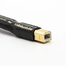 金銀両面USBケーブル【ハイエンドオーディオ対応】