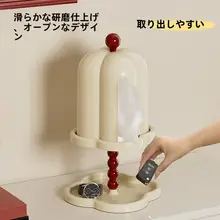 トイレ用ペーパーボックス【穴あけ不要・高級感・二層式・密閉防塵・蓋付き・レトロデザイン】