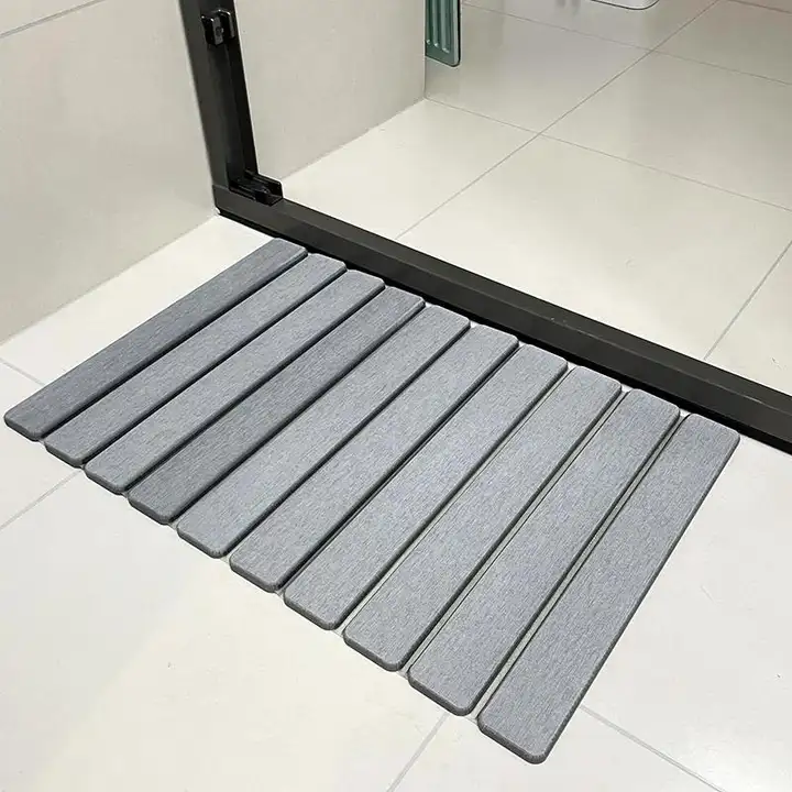 吸水性の高い滑り止めバスマット【寝室・シャワールーム用・汚れに強い】
