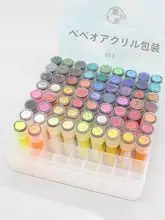 アクリル絵具 アーティスト 3mlボトル 24/36/65色 幻彩 蛍光 金属 特殊色