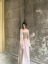 不規則な裾のウールスカート【秋向け・柔らかな雰囲気】