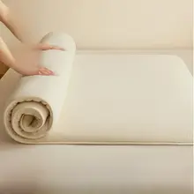 純綿の花柄ベッドマット【極上の柔らかさ・学生用・シングルベッド対応】