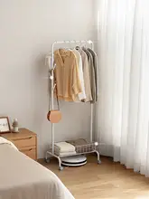 Lazy Corner ハンガーラック 省スペース スタンド式 寝室・ベッド脇・窓辺用 衣類一時掛け
