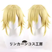 VTuberキャラクター 卯月光のコスプレウィッグ【アニメスタイル・カラフル】