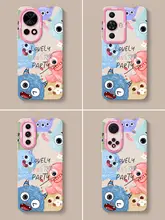 Huawei nova 12活力版対応 ケース【フルカバー・カートゥーンデザイン・液体シリコン製】