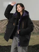 男女兼用秋冬用ダウンコート【フード付き・保温・アウトドア向け】