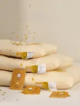 枕 睡眠を助ける 首をサポート 大豆繊維 綿100%
