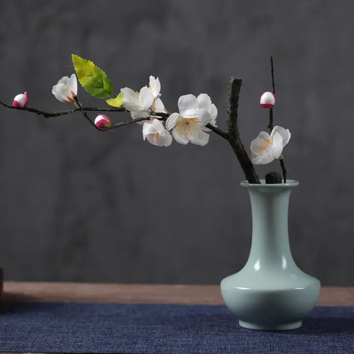 宇轩 リュウヨウ 花瓶【復古スタイル・小型・水栽培・インテリア装飾】