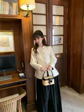 立体的な襟デザインの中式ダブルボタンジャケット【精巧なウエストシェイプ】
